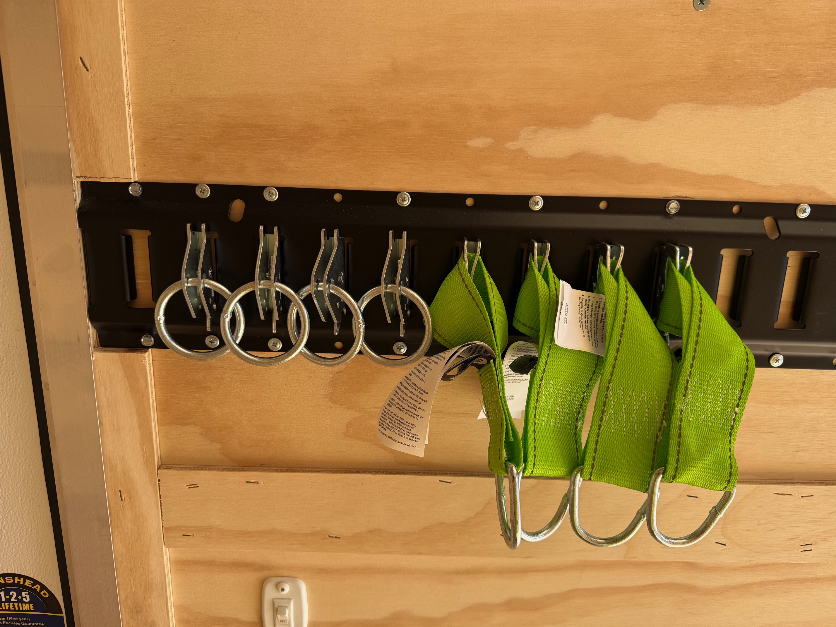 7x16x7 Darkhorse Enclosed Trailer - view 4: tie-down system